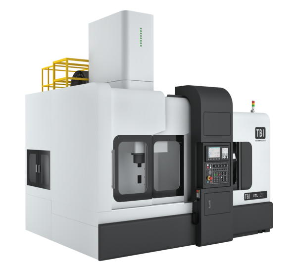 Tokarka karuzelowa serii TBI VTL 1250 - TBITECH.PL